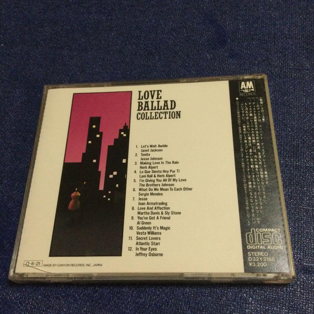 CD love ballad collection ラヴ　バラード　コレクション
