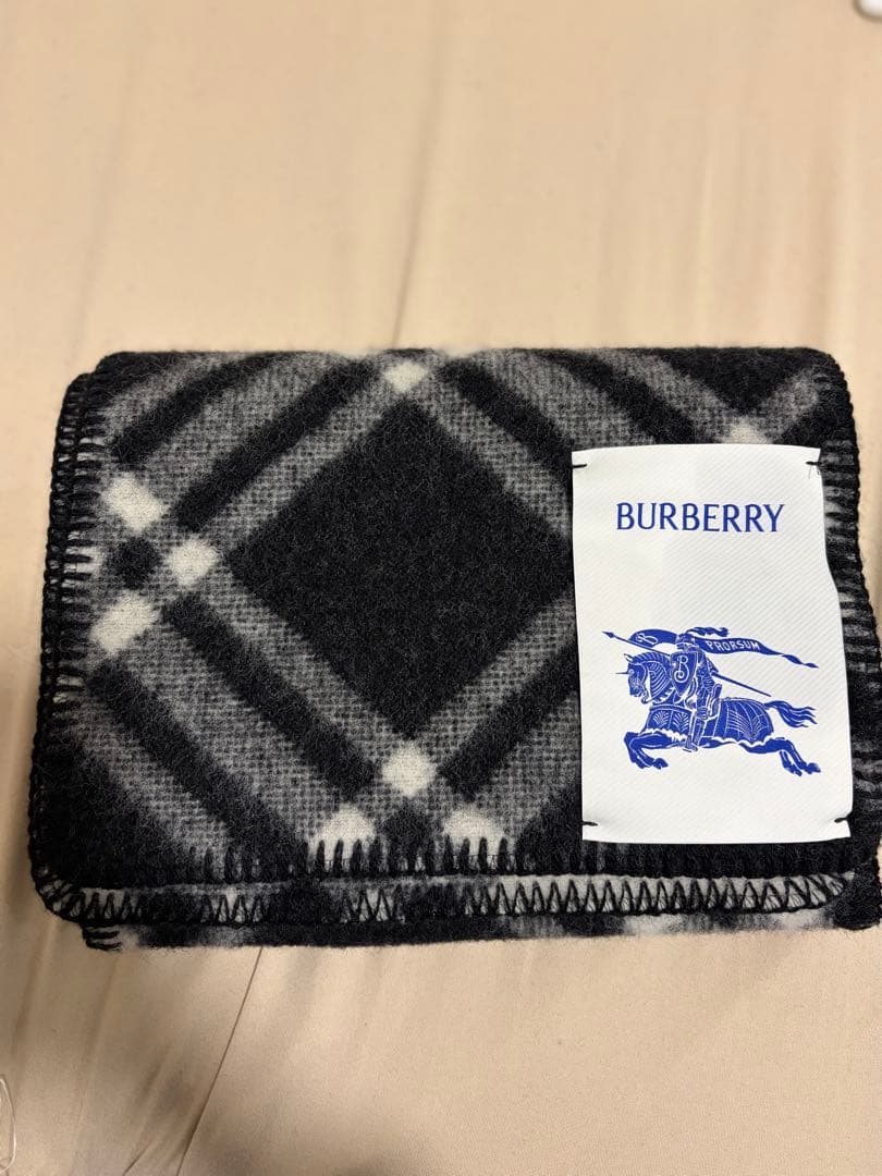 BURBERRY チェック ウール スカーフ 【最終価格】