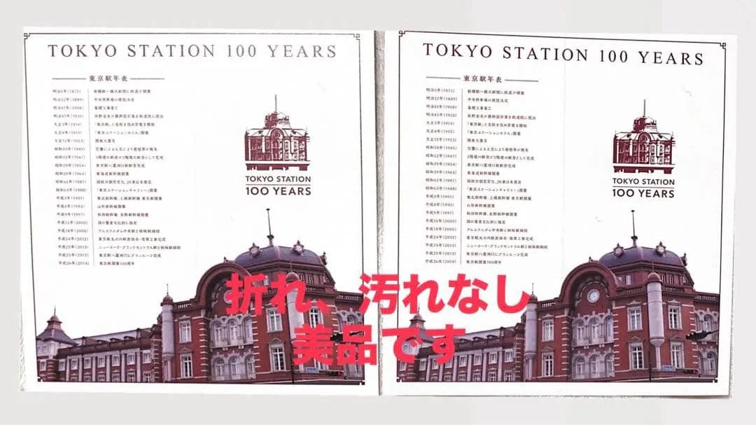 東京駅開業100周年記念 限定Suica2枚セット台紙付き(ロック解除済）