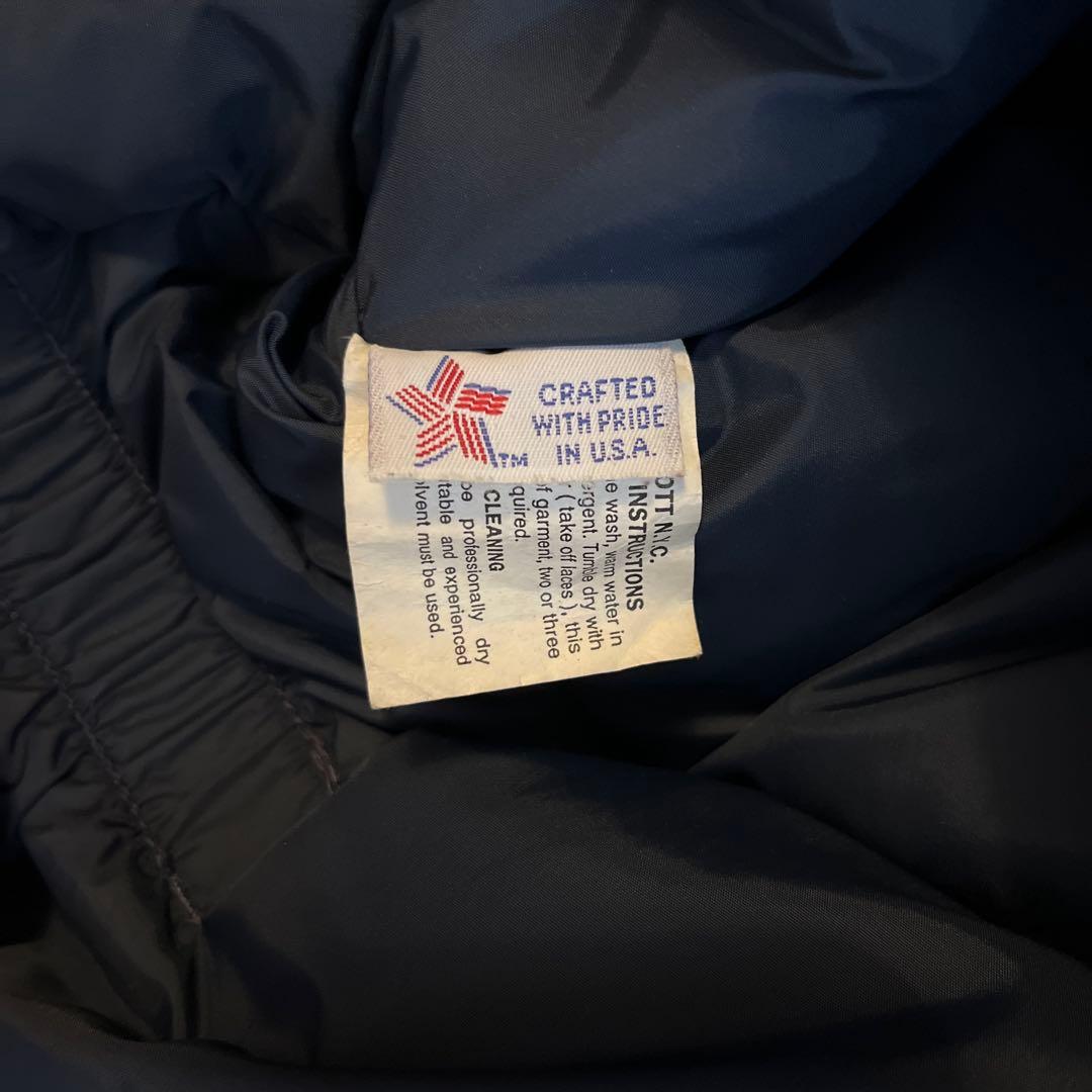 70-80s usa製 Schott NYC ダウンベスト ネイビー
