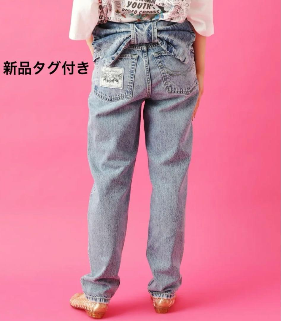 ロデオクラウンズ リボンデニムパンツ