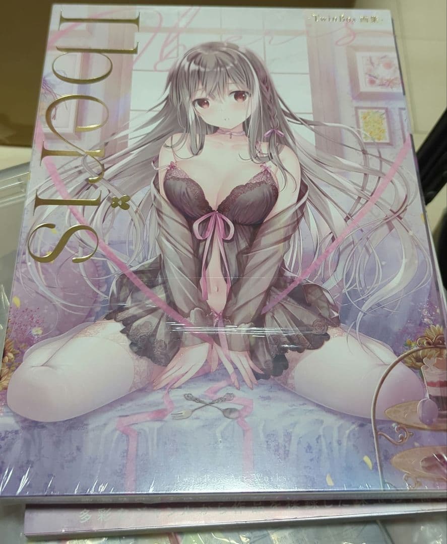 Iberis -TwinBox画集-箔押しケース+ラフ画集セット