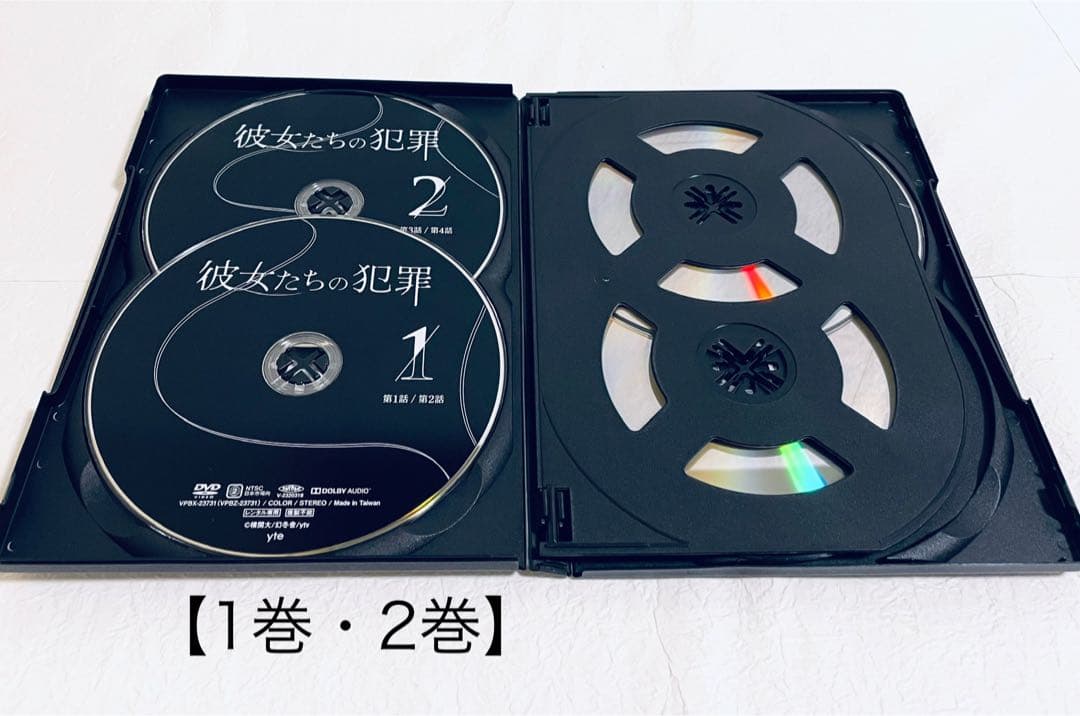 彼女たちの犯罪　【全5巻】　レンタル版DVD 全巻セット　前田敦子