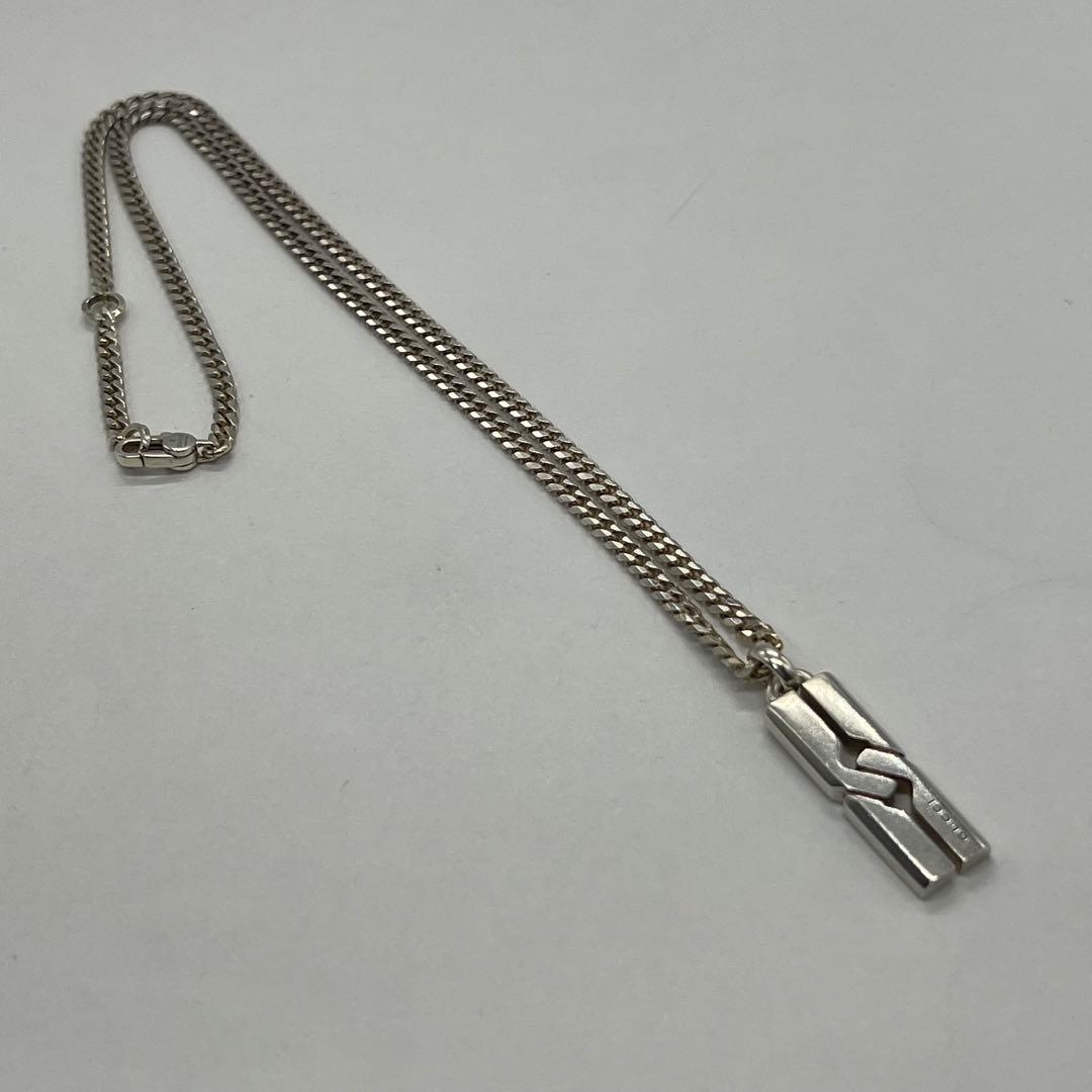グッチ GUCCI ノット インフィニティ プレート ネックレス Ag925