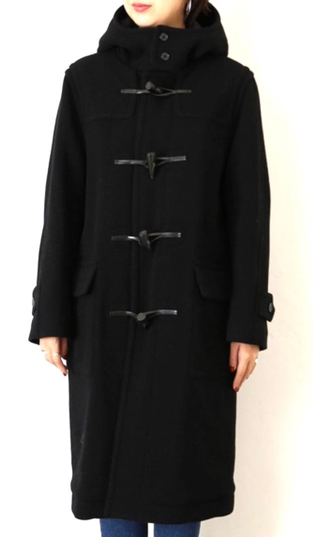 新品　トラディショナルウェザーウェア ダッフルコート　HOPKINS 黒