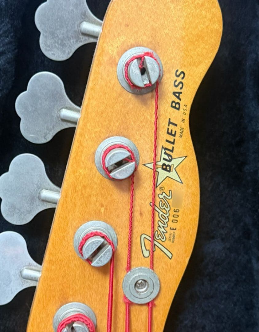 1980年代初期Eシリアル 星入りロゴ Fender USAバレット ベース