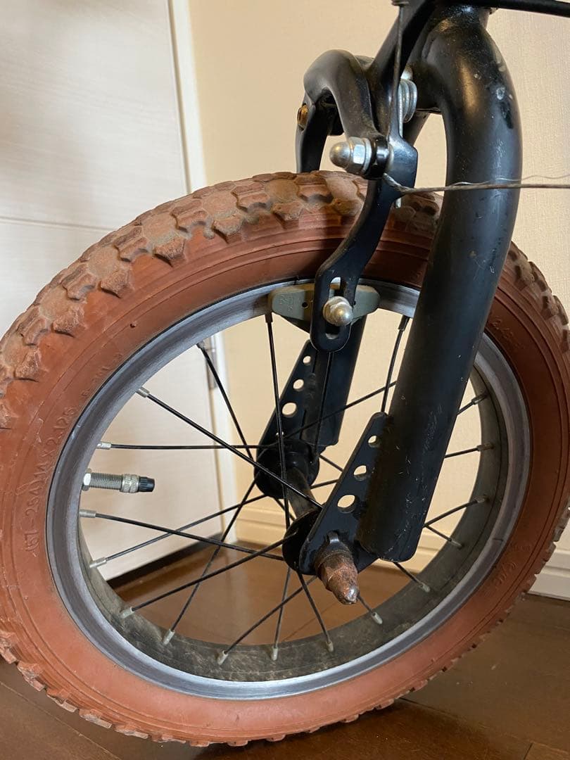 【rktmyu 】wynn 自転車 16インチ マットブラック&キャメル