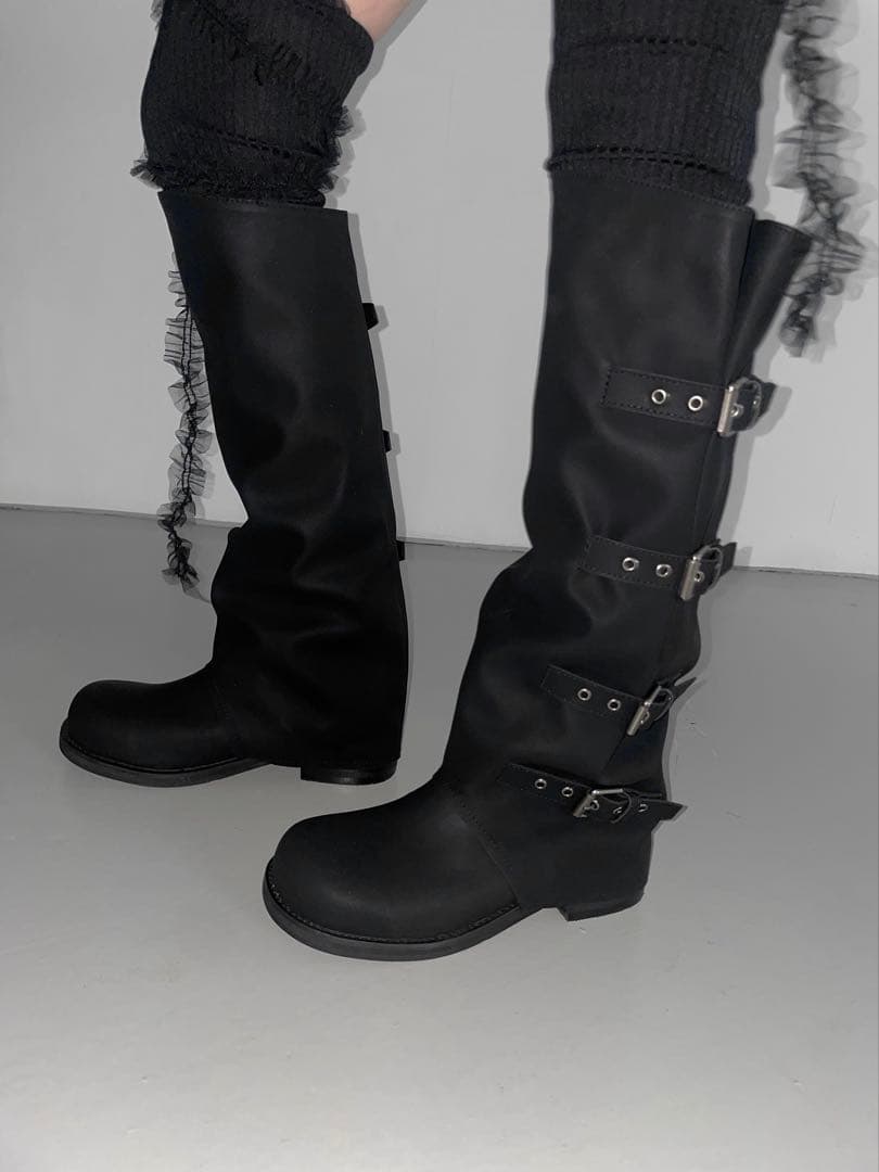 【theairtown】eclipse long boots（black）
