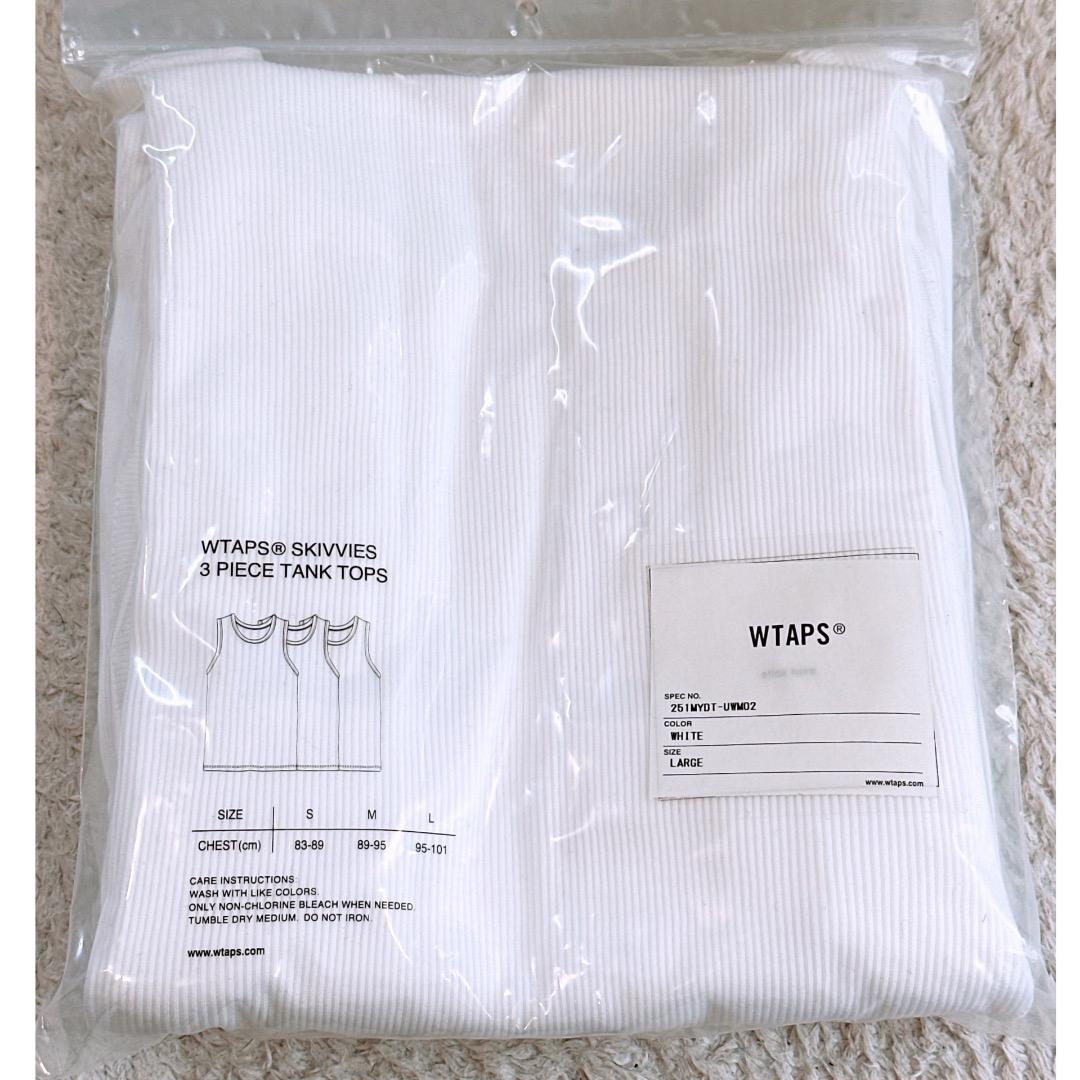 WTAPS skivvies tank 251MYDT　タンクトップ　L×3　白