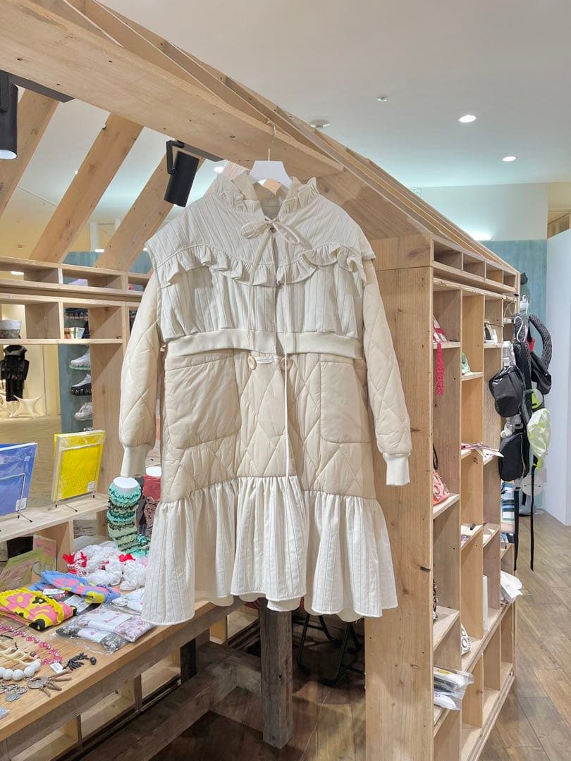 old honey 22aw ロング　キルティング　アウター　オールドハニー