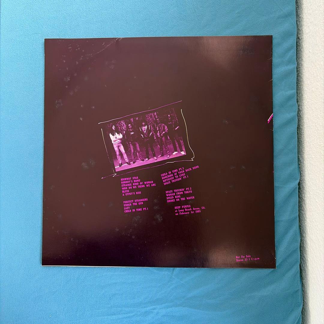 Deep Purple 1985 Long Beach Live 2枚組LP