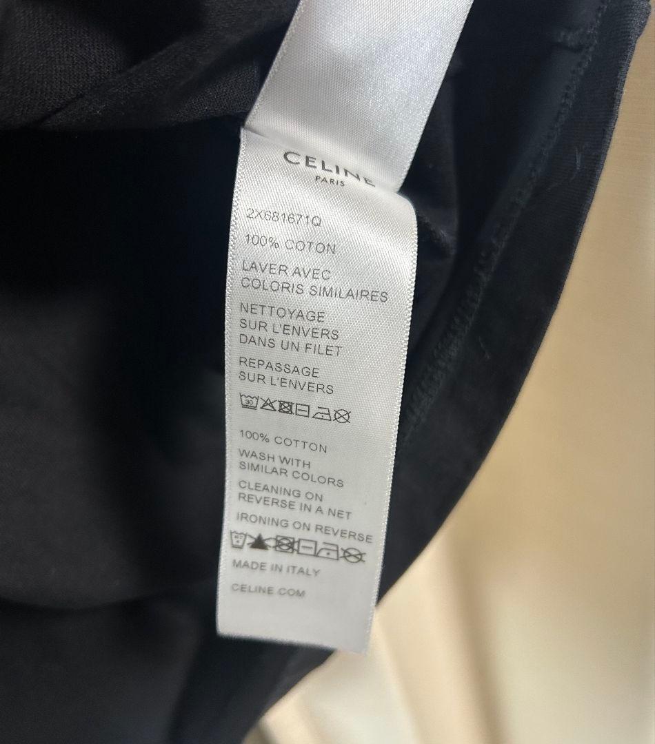CELINE セリーヌ Tシャツ ブラック L