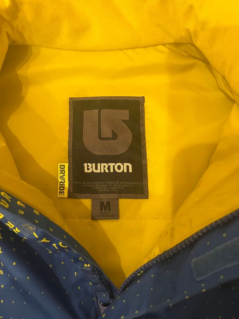 BURTON 子供用スノーボードウェア上下セット　Mサイズ