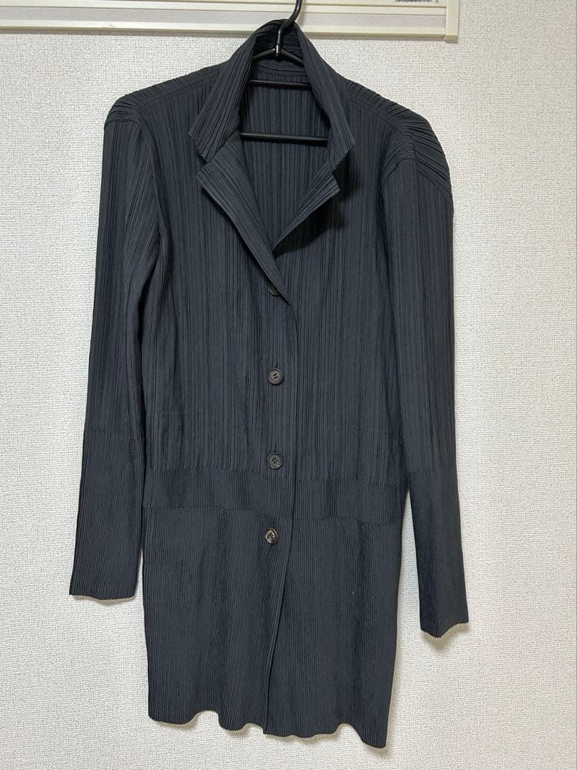 ISSEY MIYAKE イッセイミヤケ カーディガン プリーツカーディガン 2