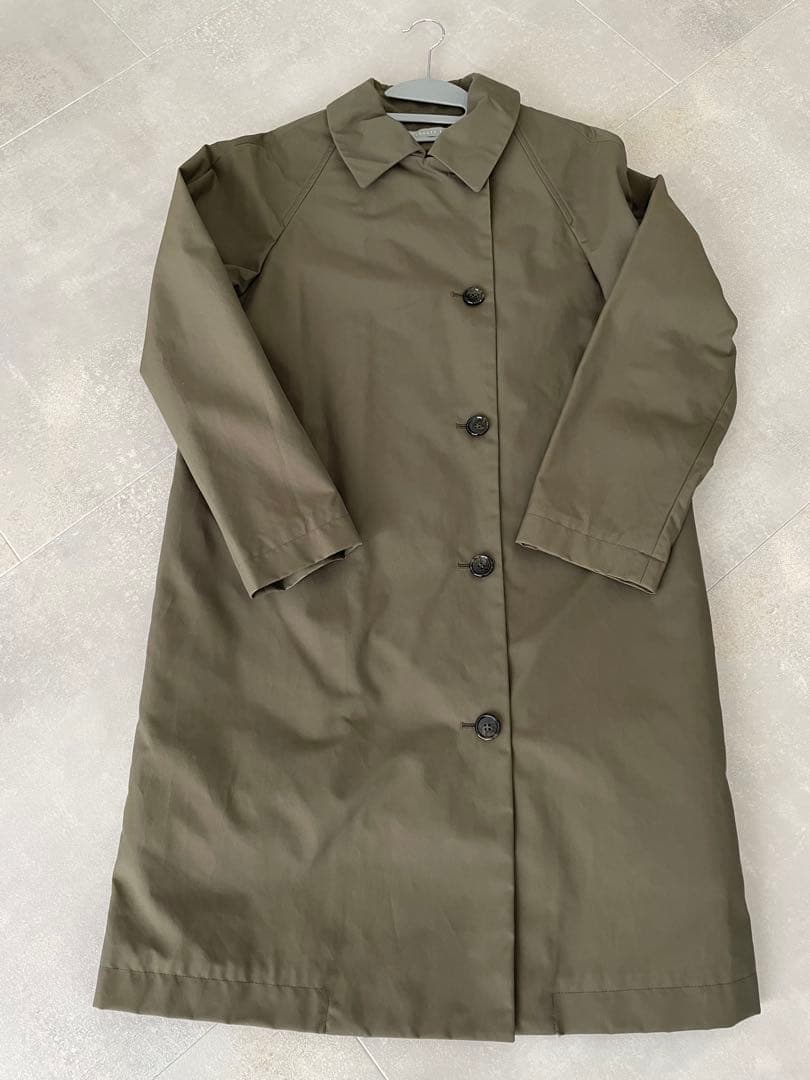 Theory luxe ステンカラーコート　キルティングライナーつき