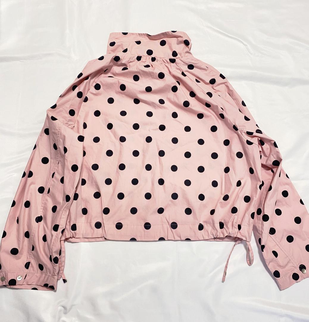 ザラ ZARA ドットプリントジャケット ライトピンク XS 水玉