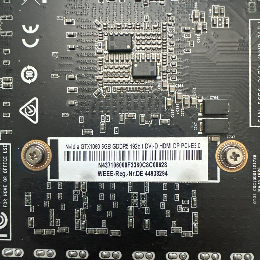 グラフィックボード・グラボ・ビデオカード manli NVIDIA GeForce GTX 1060 6GB