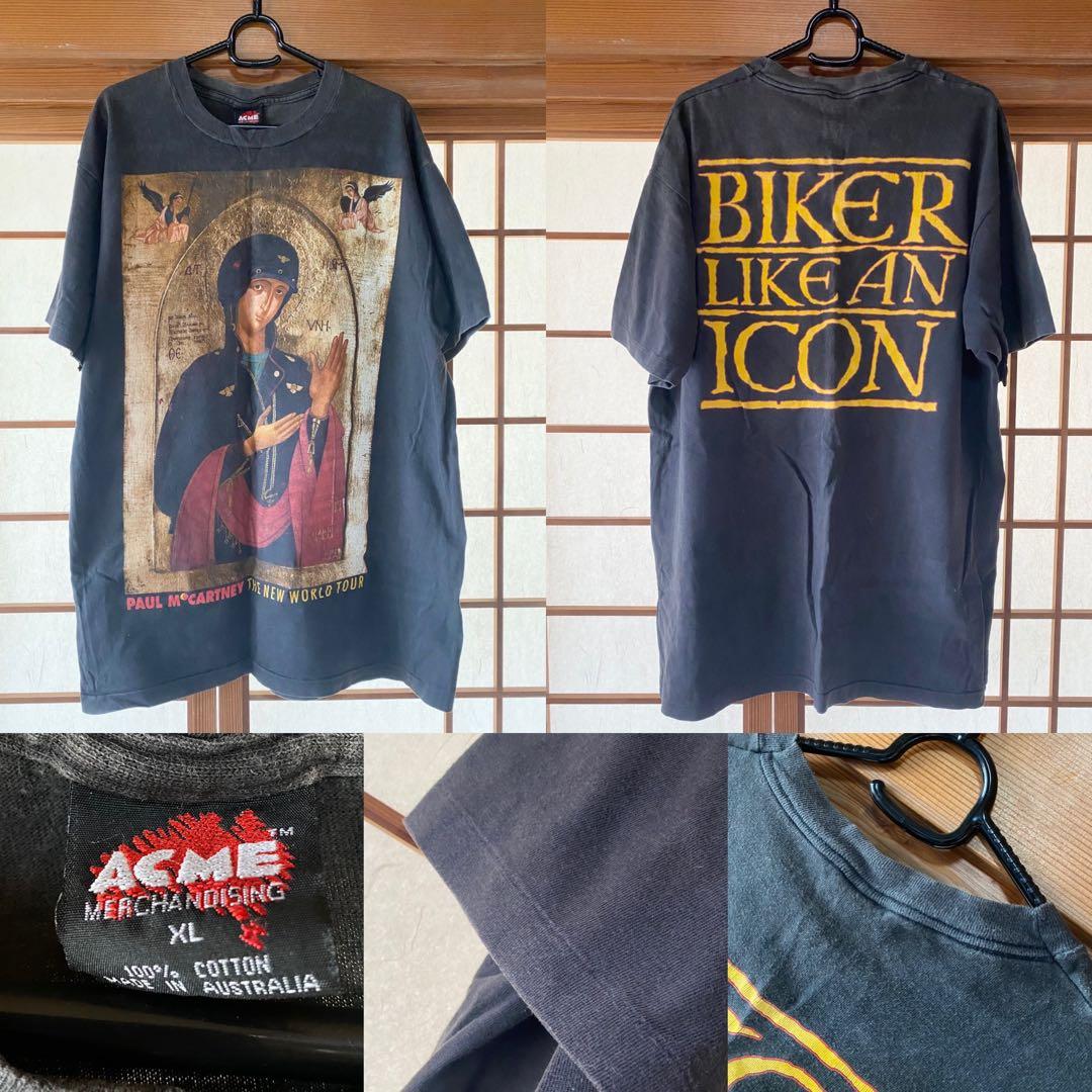 90's ポールマッカートニー　ビンテージツアーTシャツ　シングルステッチ
