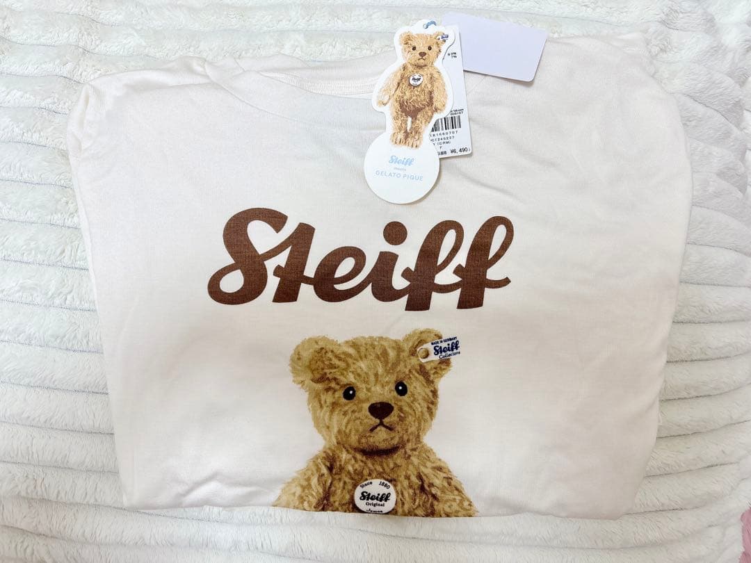 新品タグ付☆ジェラートピケ Steiff Jamesワンポイントプルオーバー