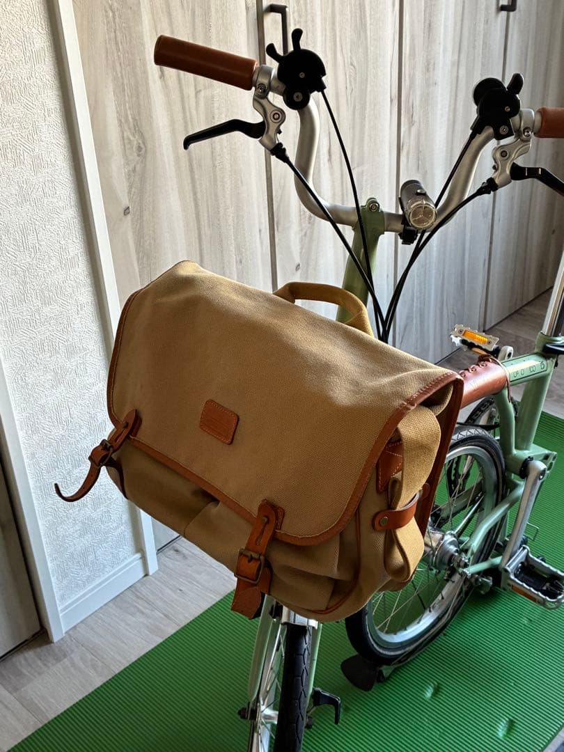 BROMPTON M6L セージグリーン 6速※TOPEAKの空気入れ付属