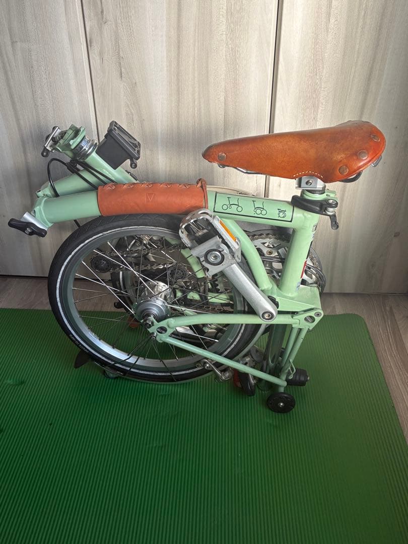 BROMPTON M6L セージグリーン 6速※TOPEAKの空気入れ付属