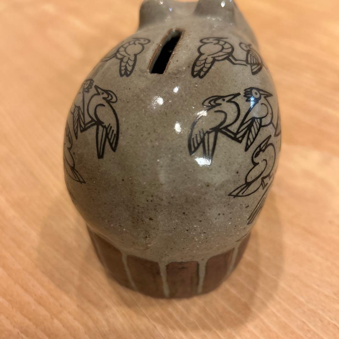 リサラーソン　かば　陶器貯金箱