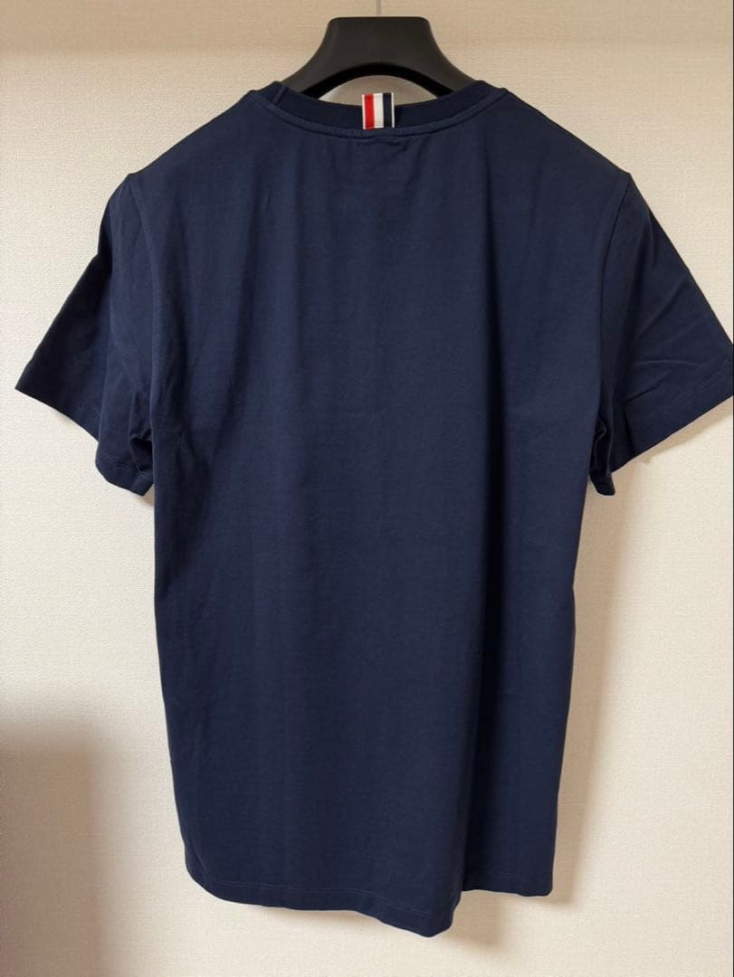 THOM BROWNE ネイビー Tシャツ