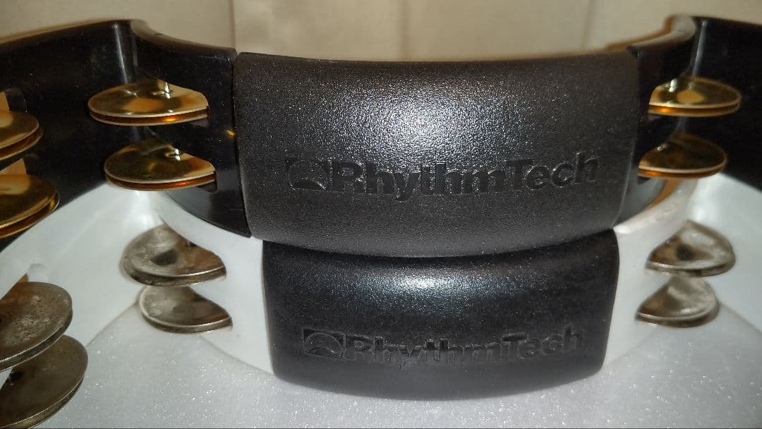 (BLACKスチール)MEINLとリズムテック(ブラス)(スチール)タンバリン