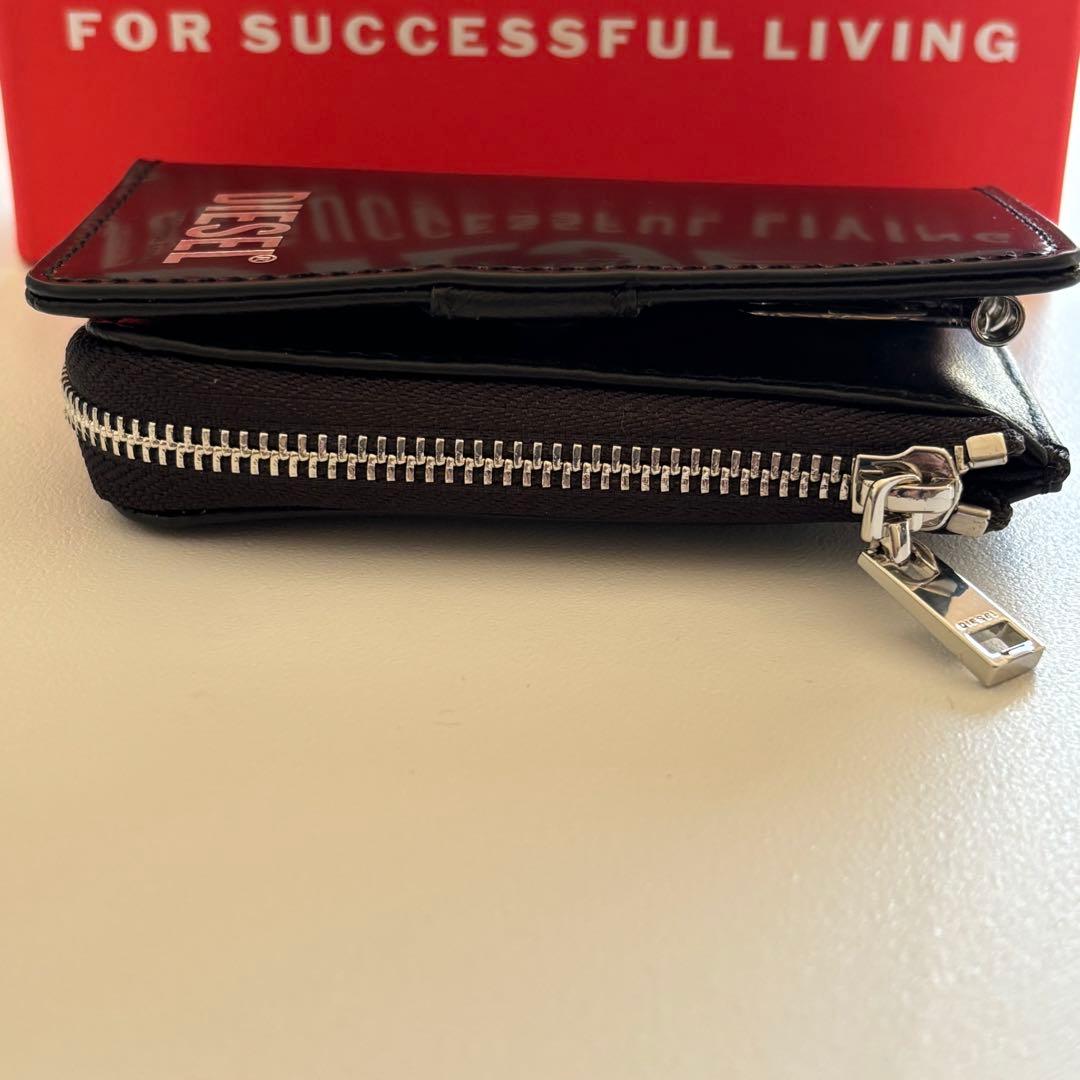 【新品】ディーゼル高級レザーシリーズ　L-ZIP KEY　キーケース　小銭入れ