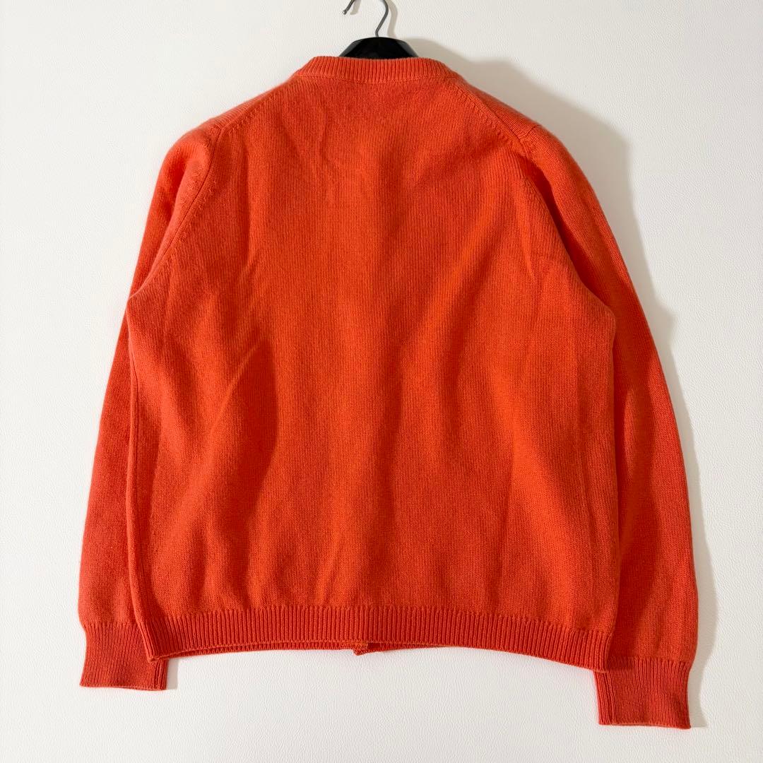 美品　バランタイン　カシミヤ100% カーディガン　金ボタン　希少カラー