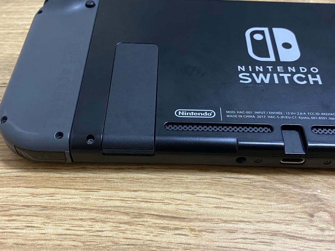 Nintendo Switchグレー　本体　充電スタンド　SDカード付き