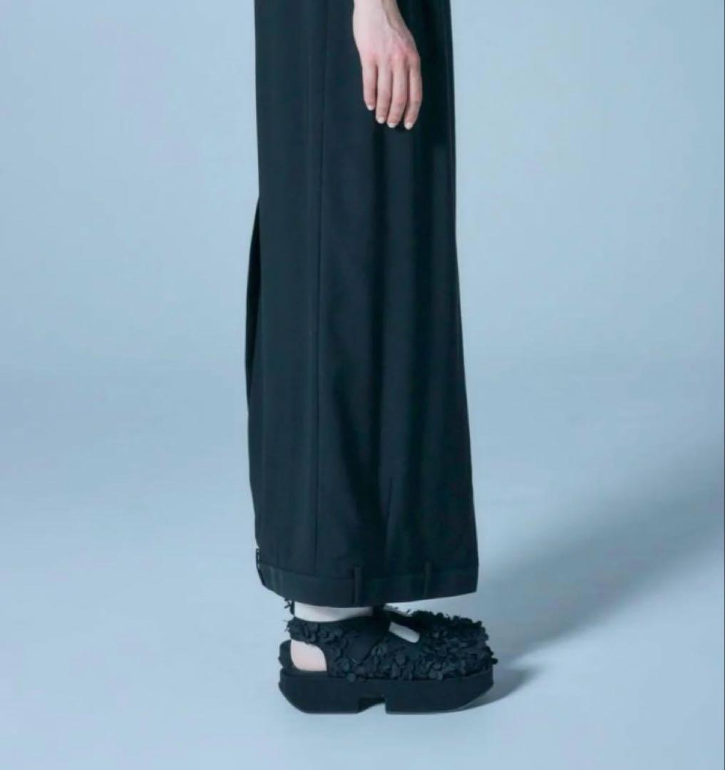 ENFOLD UPSIDE DOWN SKIRT 黒ロングスカート　38