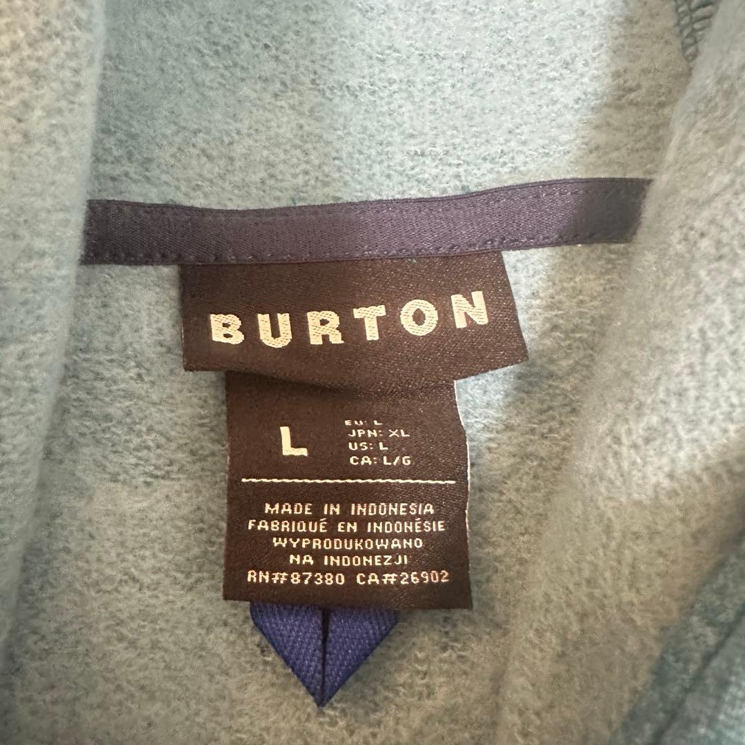 バートン　BURTON 撥水 ボンデットフリースフーディプルオーバーパーカー