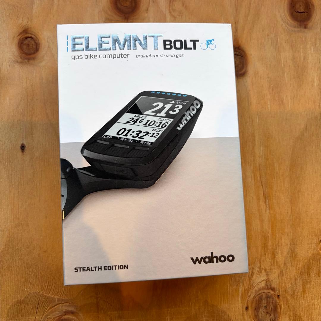 Wahoo ELEMNT BOLT GPSサイコン・マウント・スピードセンサー