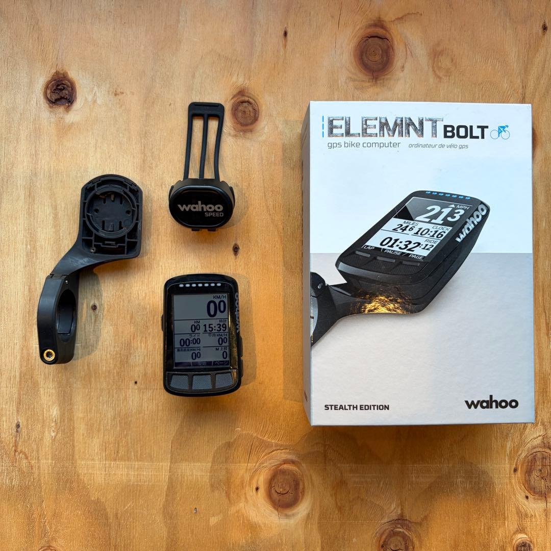 Wahoo ELEMNT BOLT GPSサイコン・マウント・スピードセンサー