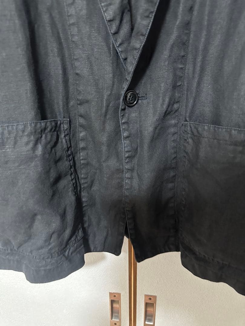 ネストローブコンフェクト ハードマンズ ヘンプ ワークジャケット 黒 XL