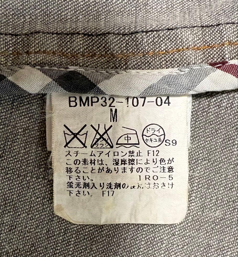 BURBERRYバーバリーブラックレーベルストレッチデニムカバーオールMユーズド