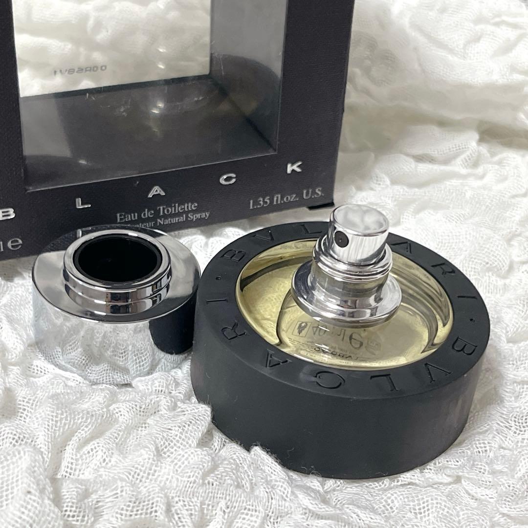 廃盤品✨残量90% BVLGARI BLACK オードトワレ 40ml 香水