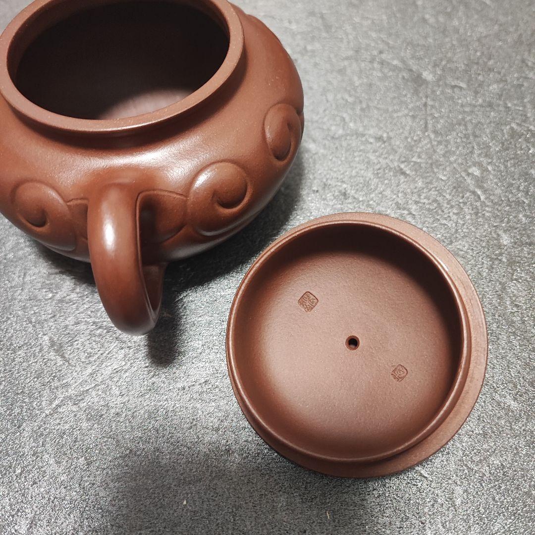 急須　朱泥　唐物　紫砂　茶道具　底刻有　中国宜興