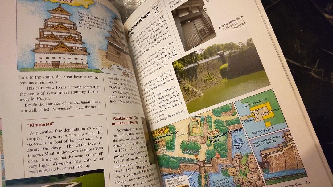 皇居東御苑を英語で説明 Self-Guidebook 英語 皇居 ガイドブック