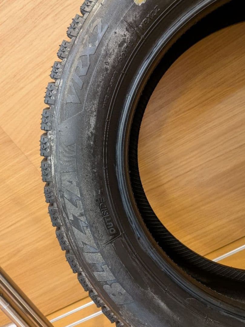 美品★ブリヂストン ブリザック 155/65R14 1本のみ 2022年 溝9分