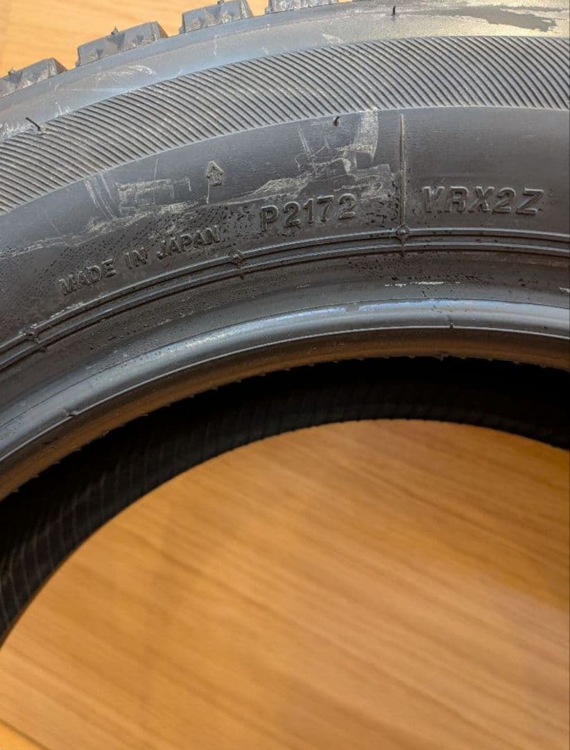 美品★ブリヂストン ブリザック 155/65R14 1本のみ 2022年 溝9分
