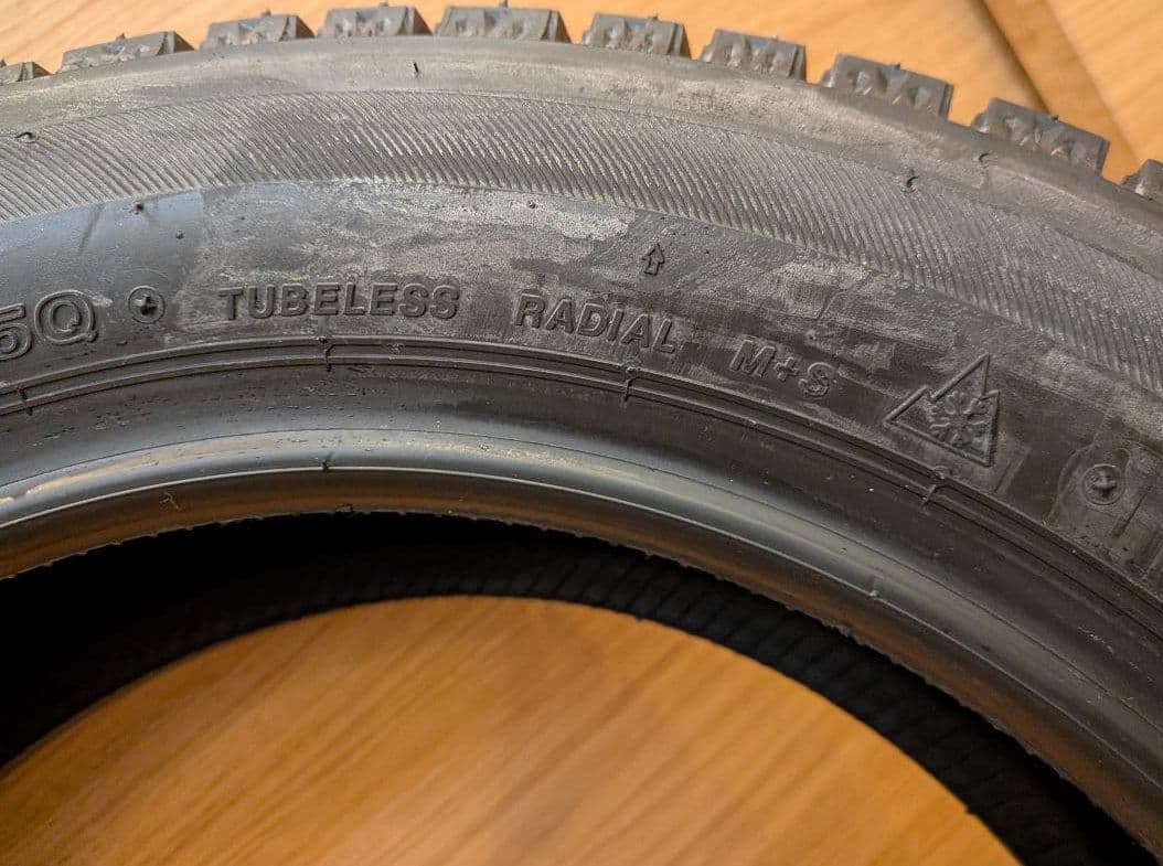 美品★ブリヂストン ブリザック 155/65R14 1本のみ 2022年 溝9分