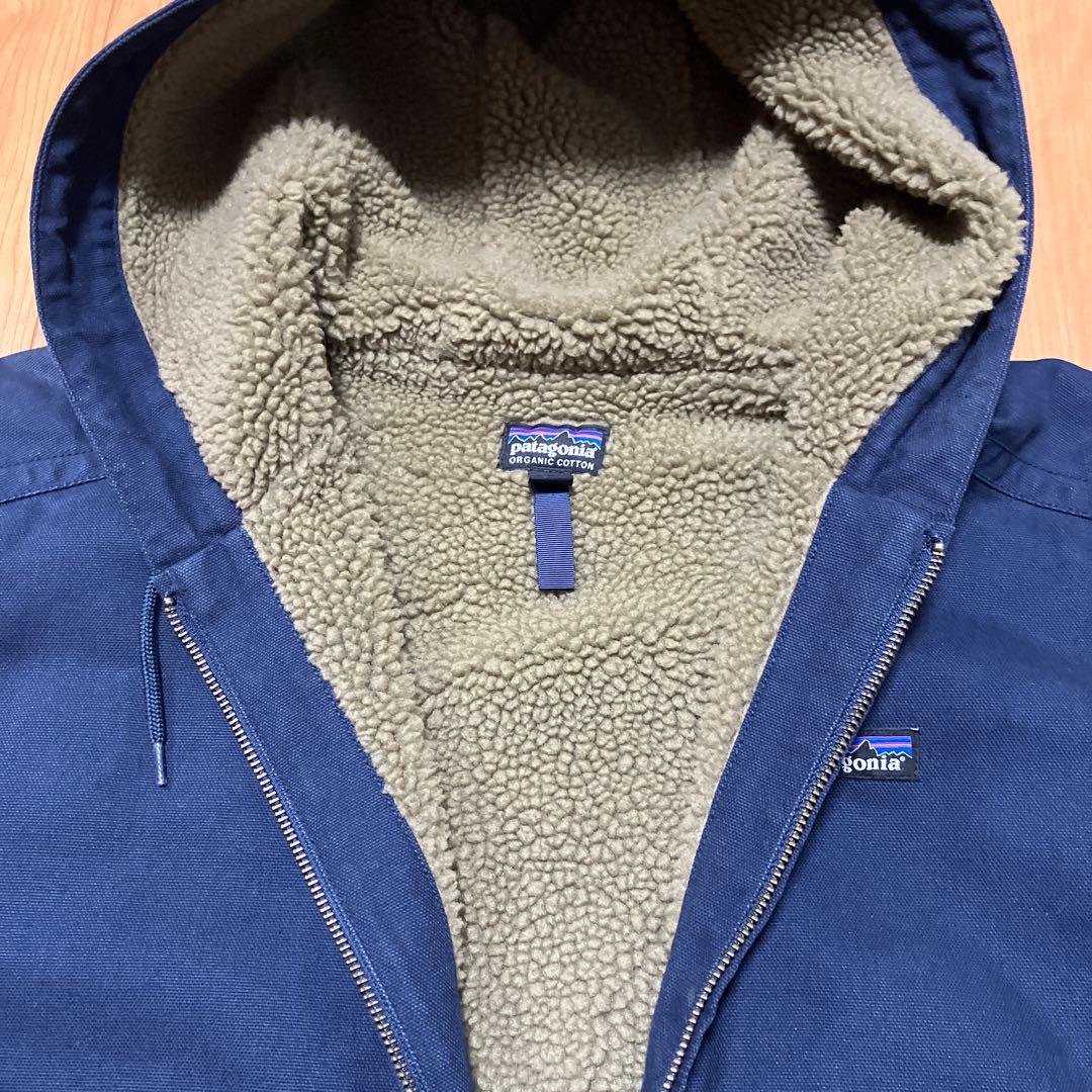 廃盤　Patagonia ラインドキャンバスフーディ　 焚き火ジャケット L