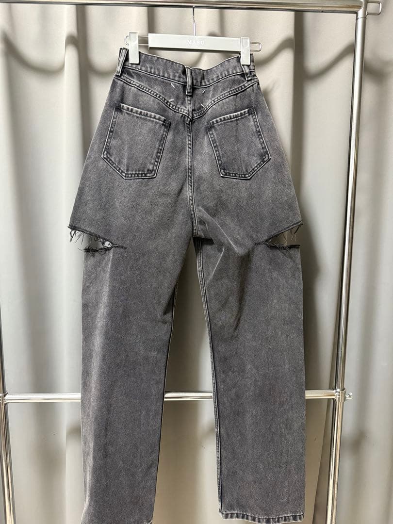 最安値✨maison margiela スラッシュ ブラック デニム 36