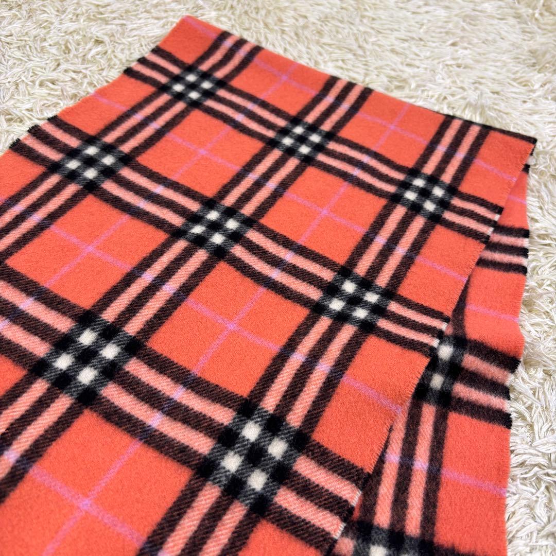 大人気　希少カラー　バーバリーロンドン　高品質　カシミヤ100% マフラー