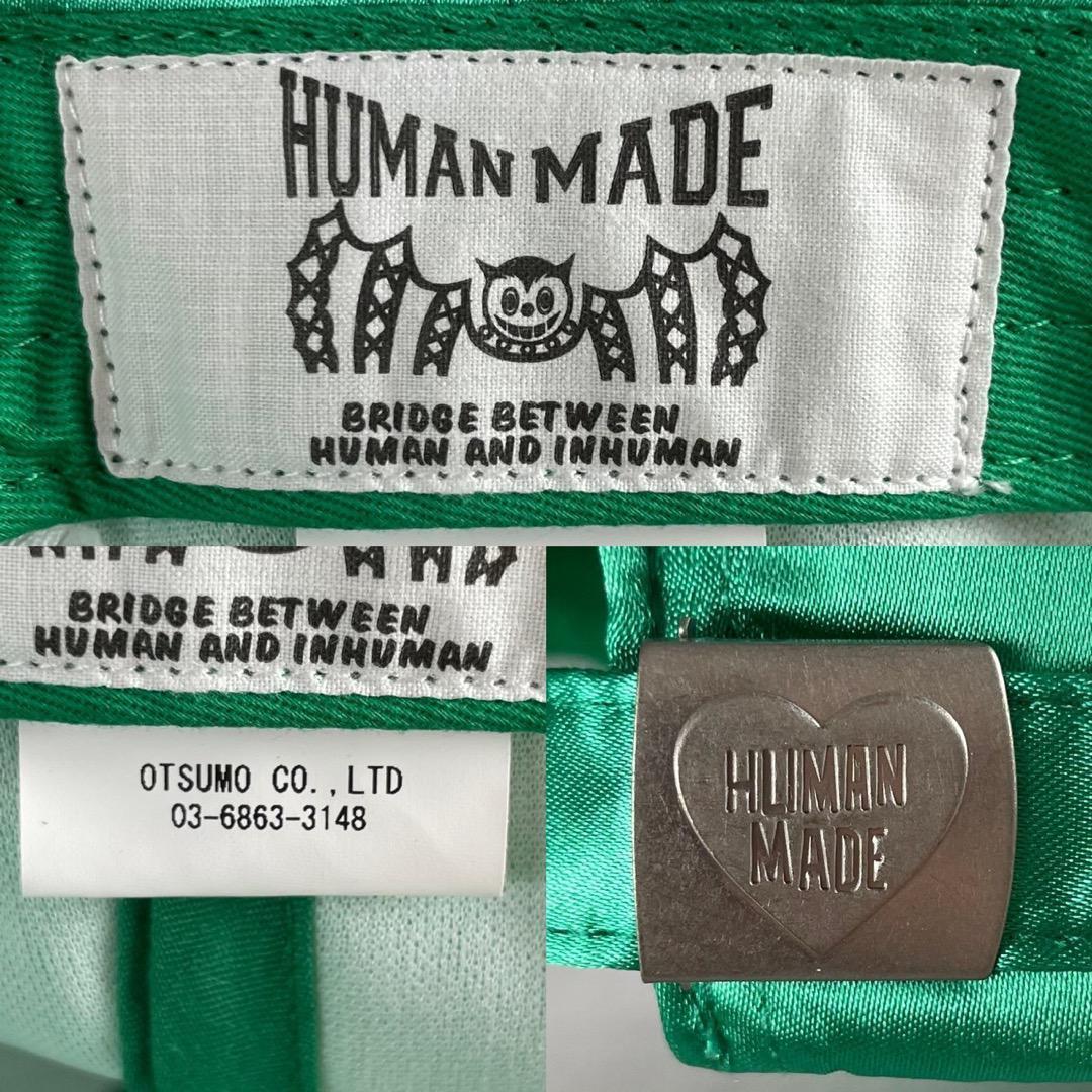 未使用　HUMAN MADE　CPFM CAP　コラボ　サテンキャップ　グリーン