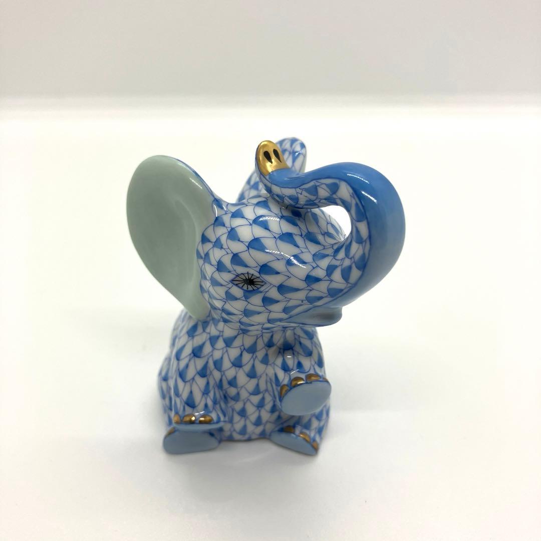ヘレンド HEREND 金彩 ゾウ 像 置物 動物