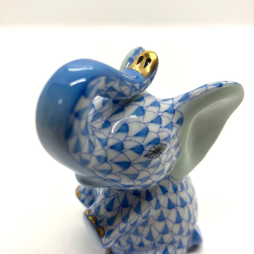 ヘレンド HEREND 金彩 ゾウ 像 置物 動物