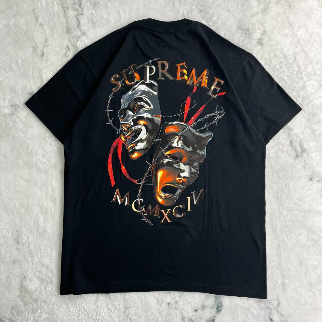 【美品・最高デザイン】シュプリーム☆名作ビッグバックロゴ入りTシャツ/3021